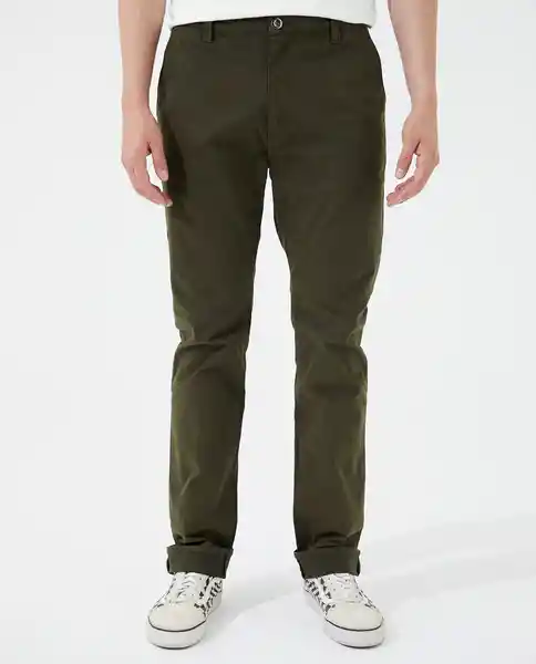  Pantalon Hombre Verde Talla 38 830D001 AMERICANINO 