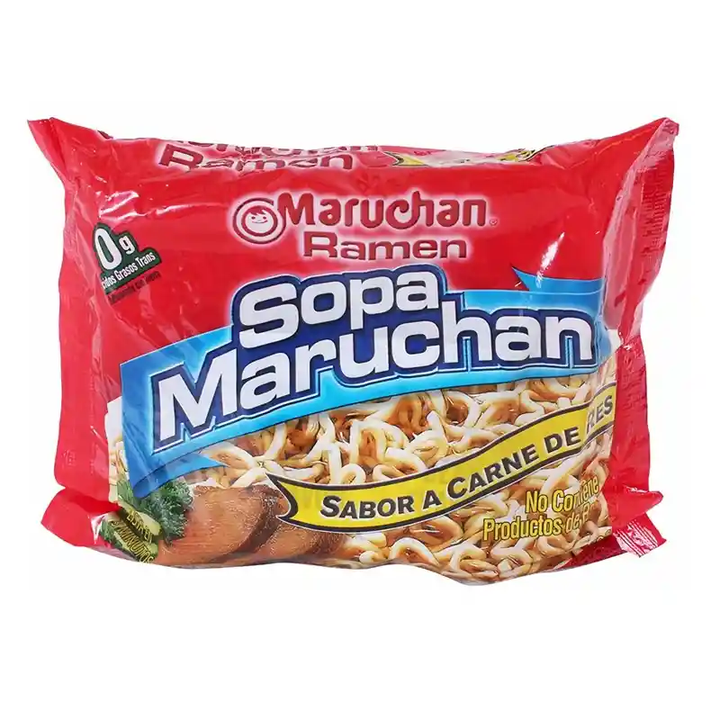 Maruchan Sopa Instantánea Ramen Sabor Carne de Res