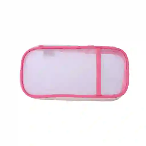 Cartuchera Grande de Malla Serie Rosa Miniso
