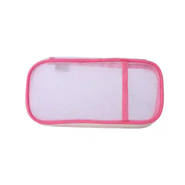 Cartuchera Grande de Malla Serie Rosa Miniso