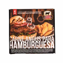 Certified Angus Beef Carne Angus para Hamburguesa