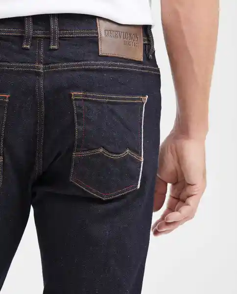 Jean Súper Slim- Rider Azul Dark Ultraoscuro T 30/32 Chevignon