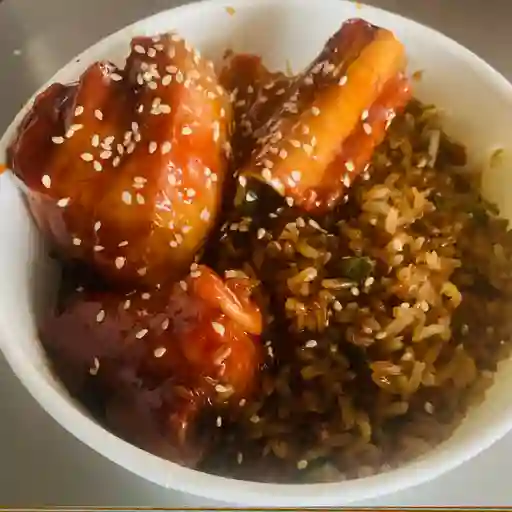 Bowl de costillas orientales