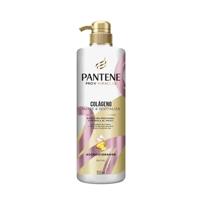 Pantene Acondicionador Sin Sal Pro-V Miracles Colageno Rinse