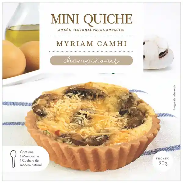 Quiche Myriam Camhi Champiñones Mini