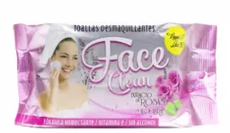 Face Clean Toallitas Desmaquilladoras Aloe