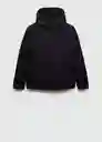 Abrigo Anorak Didier Navy Talla L Hombre Mango