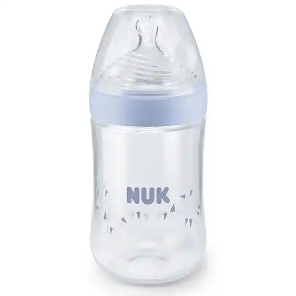 Nuk Tetero Natural Sense Azul 260 mL