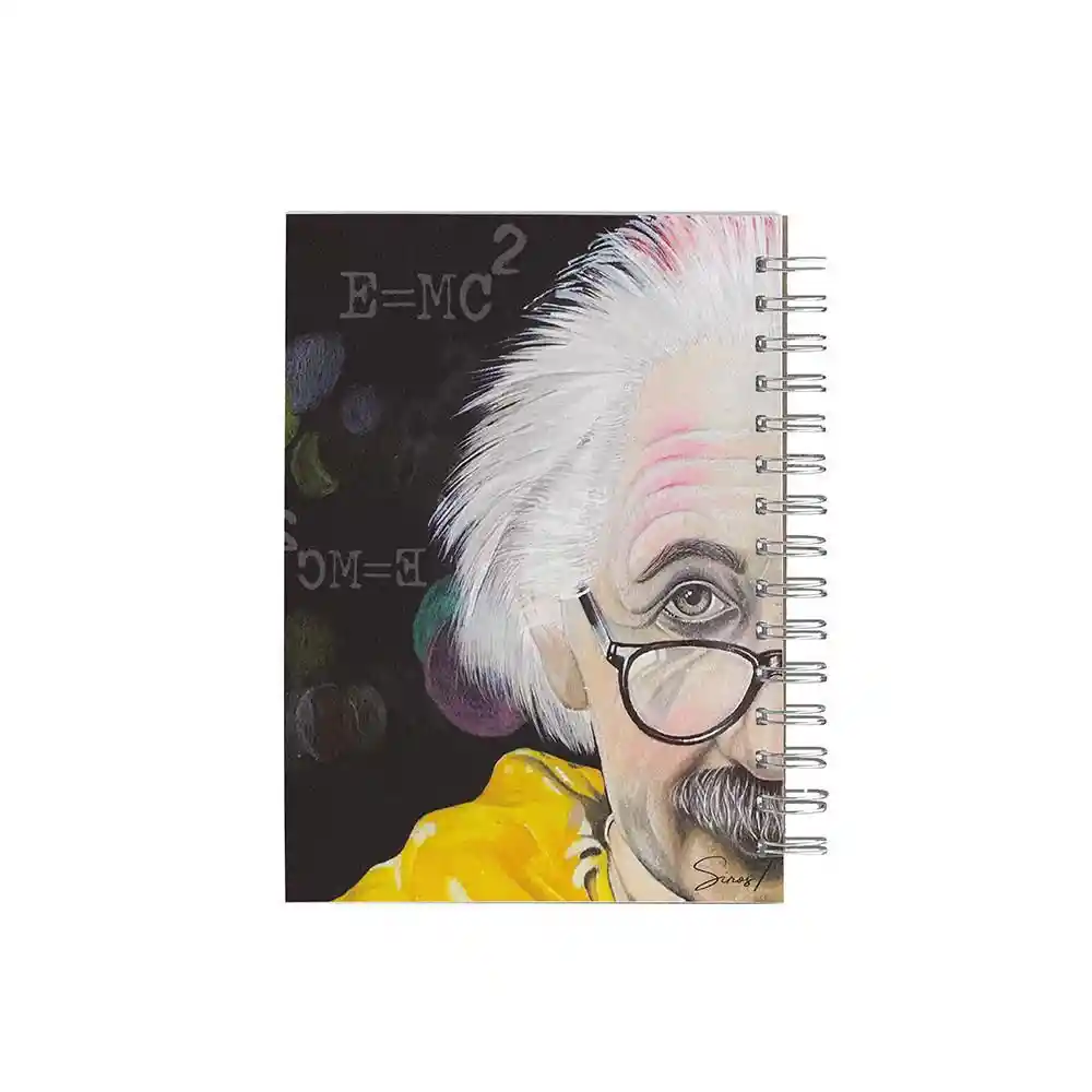 Sosarte Cuaderno Einstein Rayado Argollado Tapa Dura 150 Hojas