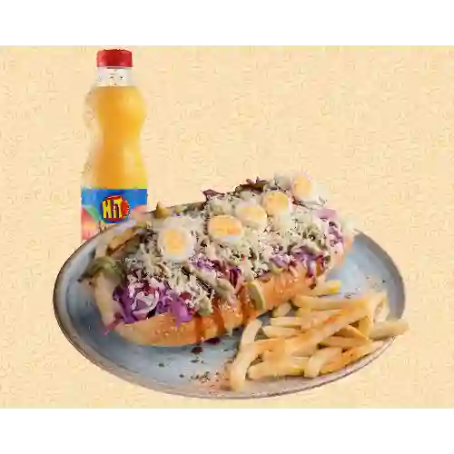 Perro doctor malito, bebida, acompañante