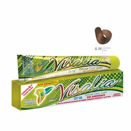 Visalia Tinte Sin Amoniaco Chocolate Claro No. 8.36 60 g