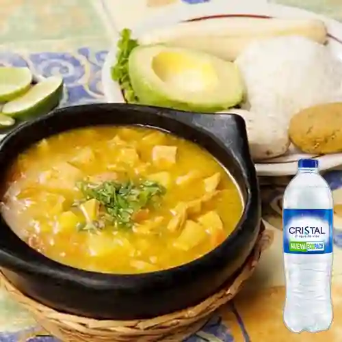 Combo Mondongo + Cristal Sin Gas 600 ml