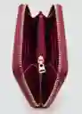 Billetera M Martes Burdeos Talla 99 Mujer Mango