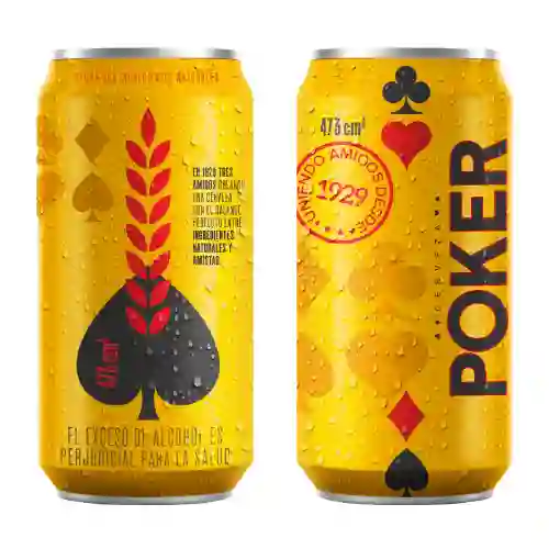 Cerveza Poker Lata 269 ml
