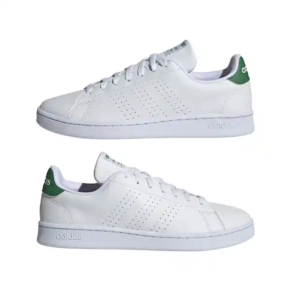 Adidas Tenis Advantage Hombre Blanco Talla 8.5