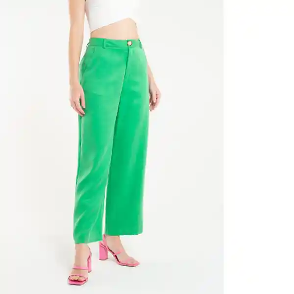 Pantalón Diez Mujer Verde Antioquia Oscuro 10 532E322 Naf Naf