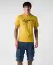 Camiseta Hombre Amarillo Talla XL 842G002_AMA160840 Americanino