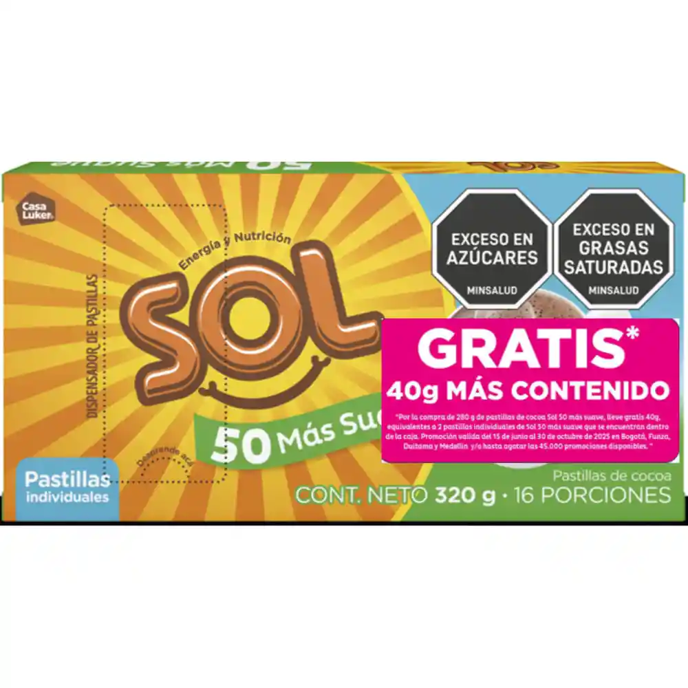 Chocolate Sol 50% Suave G