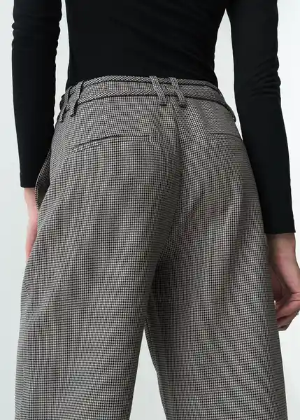 Pantalón Mujer Gris Elefante Medio Talla 8 533G057 Naf Naf