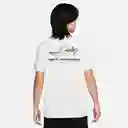 Nike Camiseta M Df Tee Track Club Para Hombre Blanco Talla S