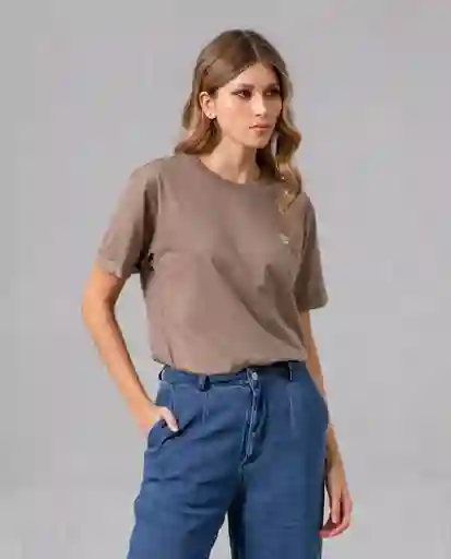 Camiseta Mujer Café Talla XL 22821 Rifle