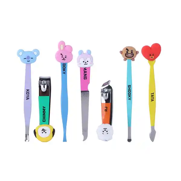 Set de Cuidado Personal Serie Bt21 Miniso