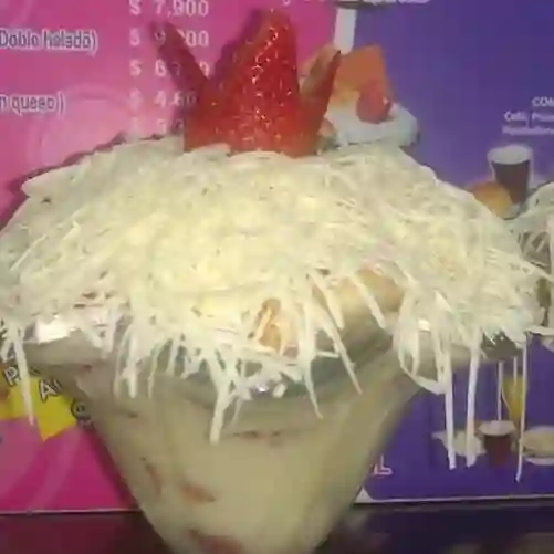 Fresas con Crema y Queso