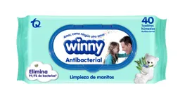 Winny Toallitas Húmedas Antibacterial Manitos