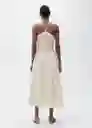 Vestido Fede Crudo Talla M Mujer Mango