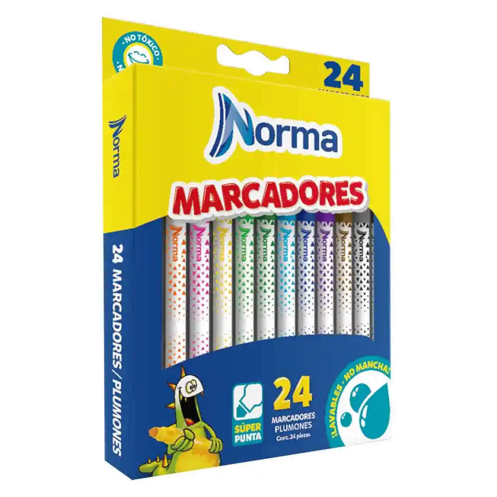 Norma Marcadores Lavables