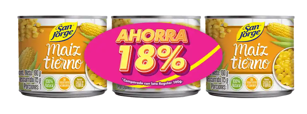 San Jorge Maíz Tierno x 3 Unidades