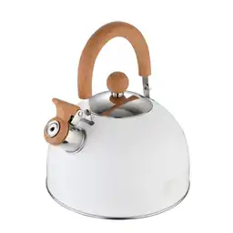 Tetera Acero Inoxidable Induccion Blanco Bergner Bg37304wh