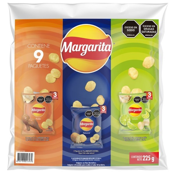 Margarita Pack Papa Sabor Natural Pollo Limón 6 und