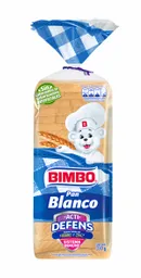 Bimbo Pan Blanco Tajado con Actidefens