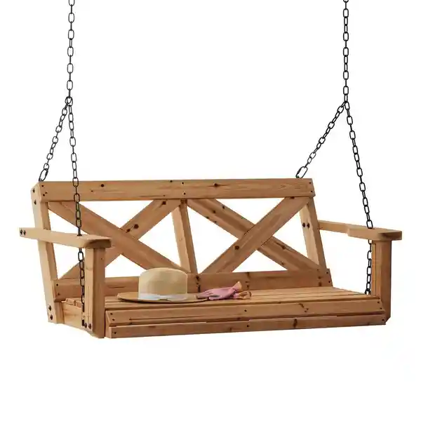 Backyard Discovery Columpio de Cedro Para Porche Estilo Granja