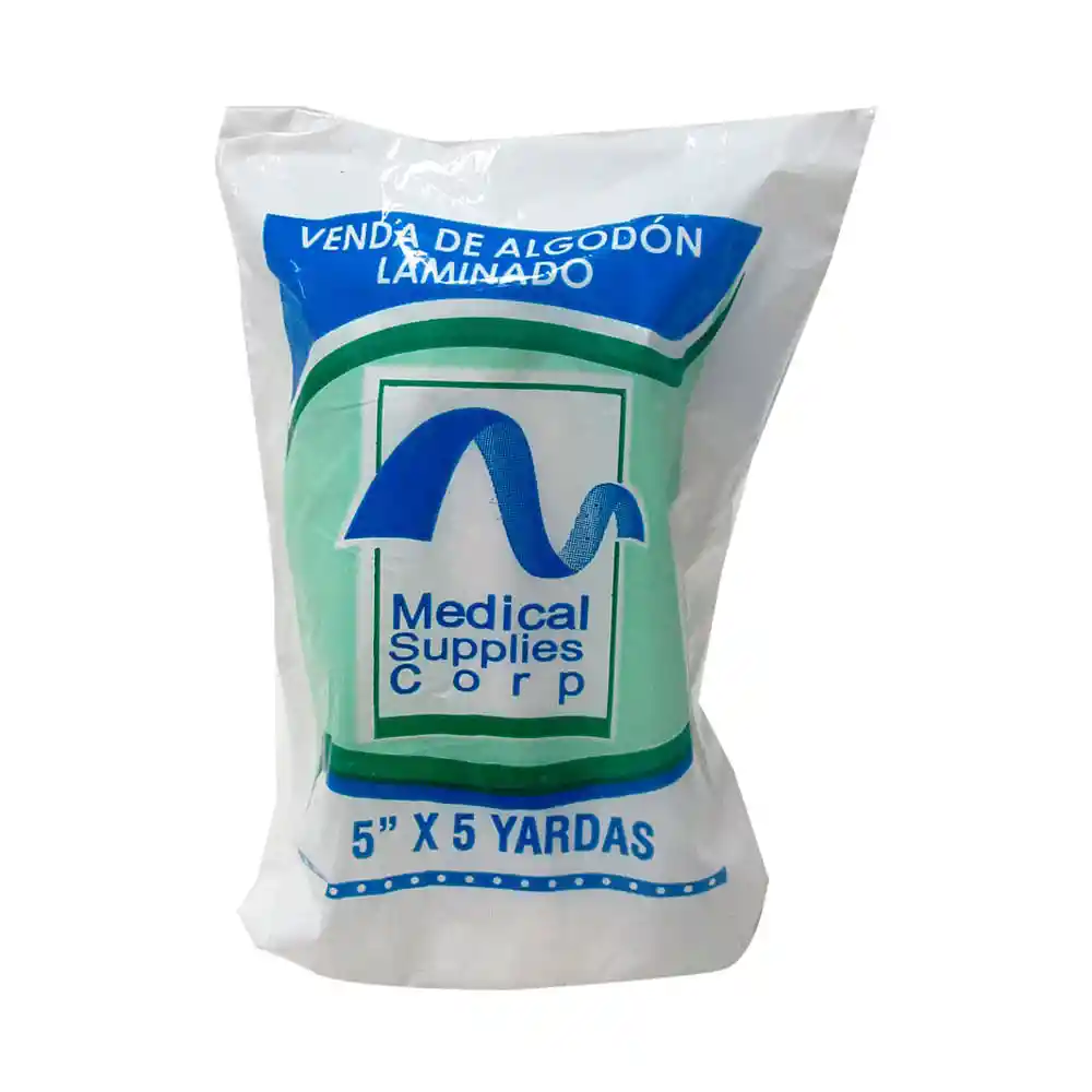 Venda Algodon Medical Supplies Bolsa 5x5 Yardas