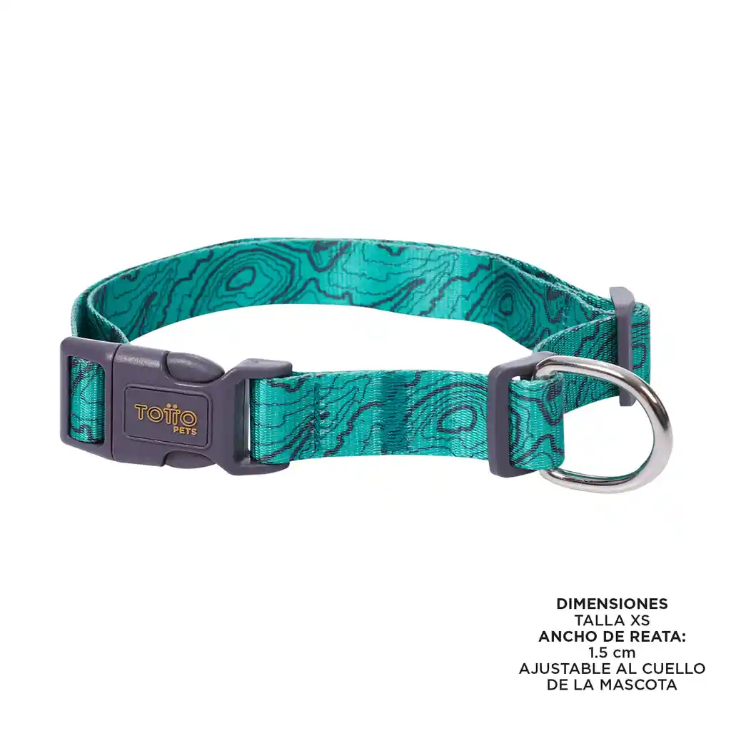 Collar Ajustable Para Perro Mylu Xs Verde