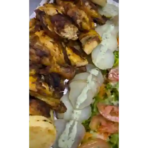 Medio Pollo Tipo Arabe