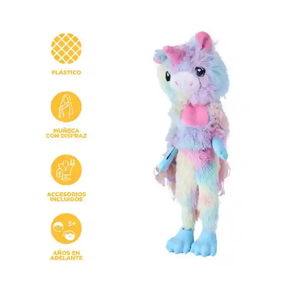 Muñeca Con Disfraz de Unicornio Miniso