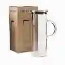 Ambiente Gourmet Jarra en Vidrio Borosilicato Con Tapa 1 L