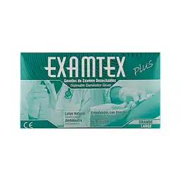 Examtex Guantes de Examen Desechables Plus Talla L
