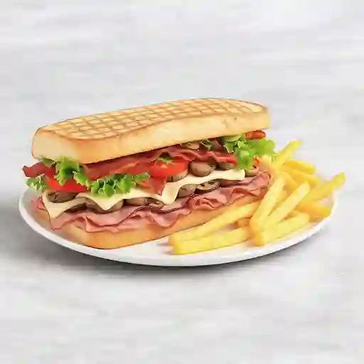 Panini Pastrami de Pavo