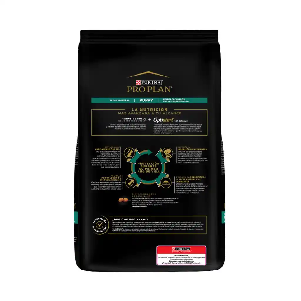 Comida para Perros cachorros razas pequeñas Purina Pro Plan x 7,5 kg