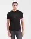 Camiseta Fine Clothing Negro Sombrio Ultraoscuro XXL Chevignon