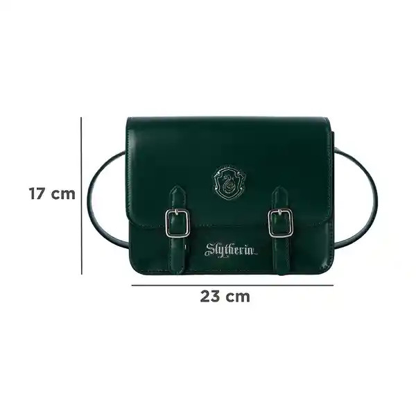 Bolso Estilo Preppy Serie Harry Potter Slytherin Miniso