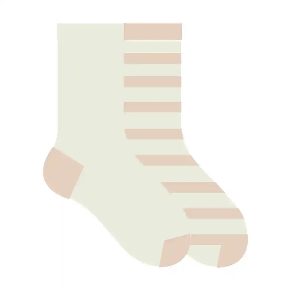 Medias Relax Largo Femenino Dreamy X2 Punto Blanco Talla 9-11