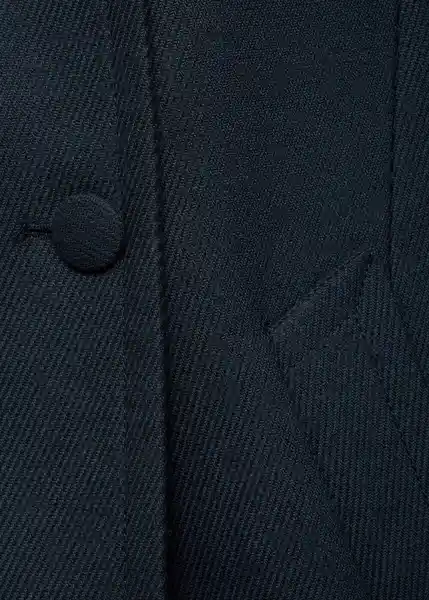 Abrigo Loulou Navy Talla XS  Mujer Mango