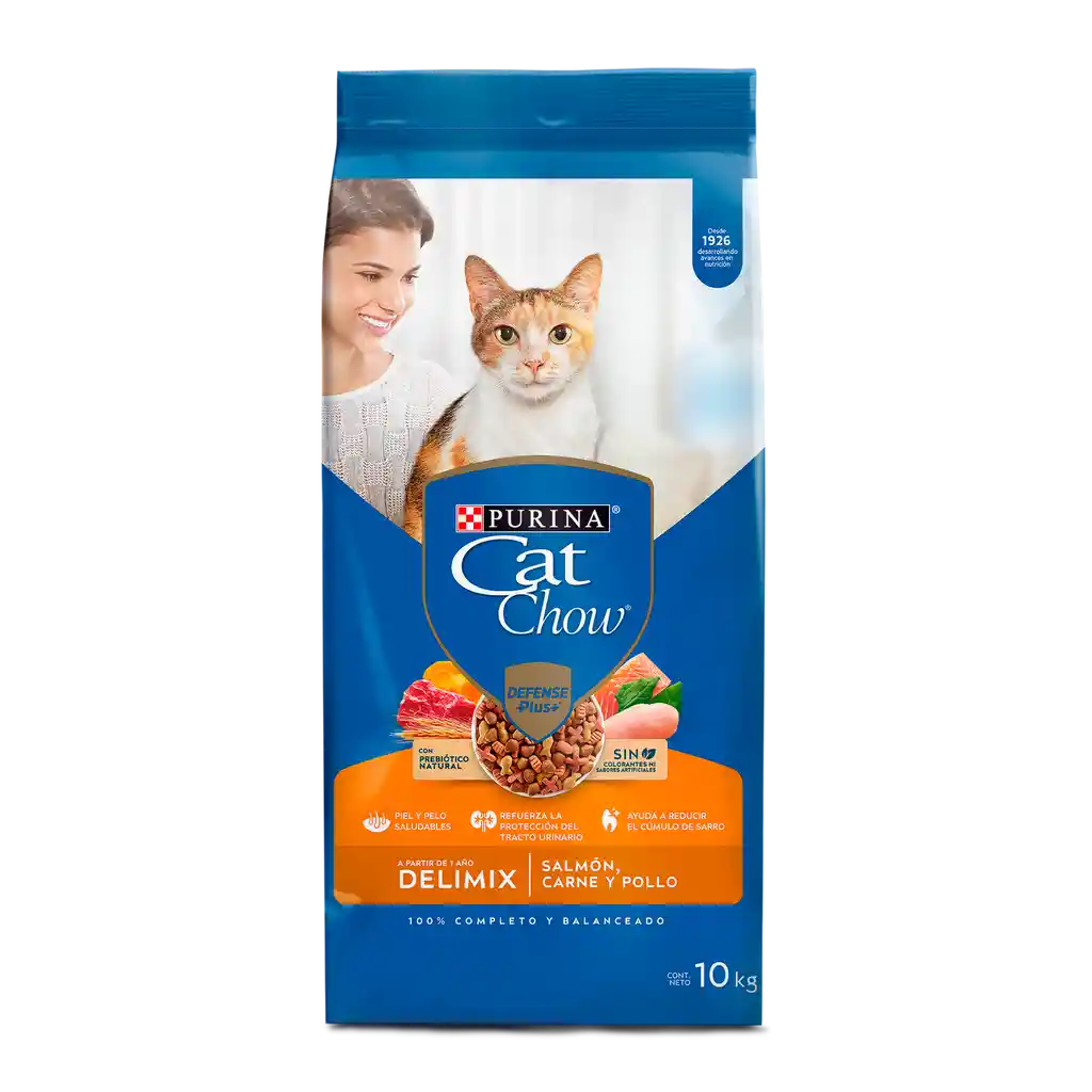 Comida para gatos Purina Cat Chow adulto delimix x 10kg
