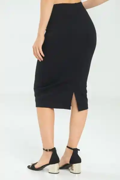 Falda Lapiz Color Negro Talla 12 Ragged