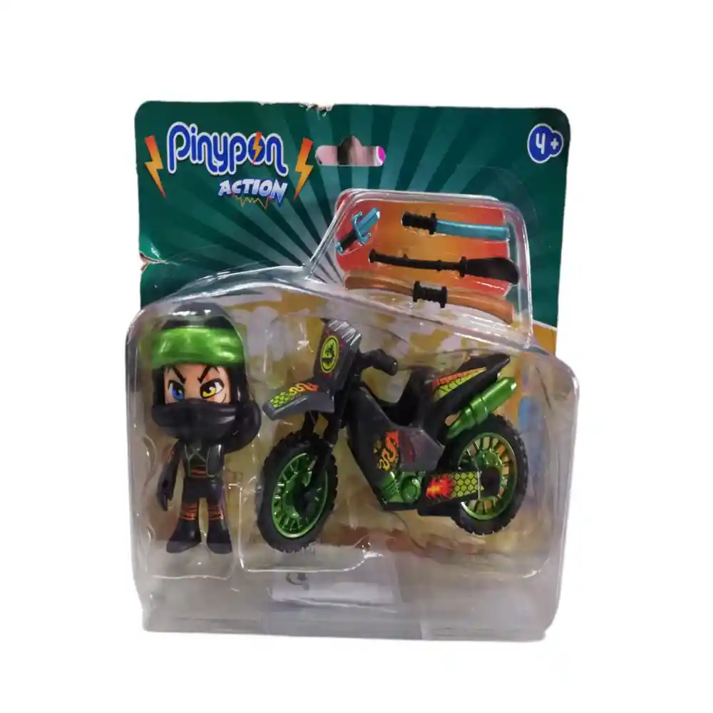 Pinypon Accion Motociclet Ninj Pinypon